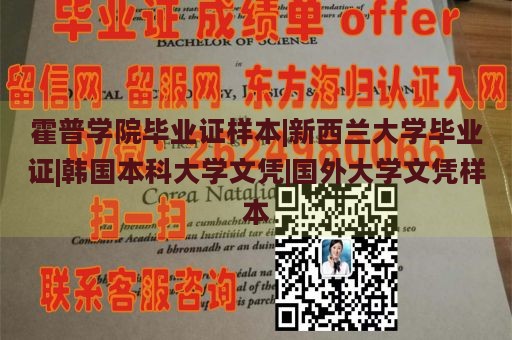 霍普学院毕业证样本|新西兰大学毕业证|韩国本科大学文凭|国外大学文凭样本