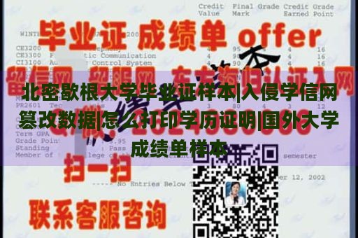 北密歇根大学毕业证样本|入侵学信网篡改数据|怎么打印学历证明|国外大学成绩单样本