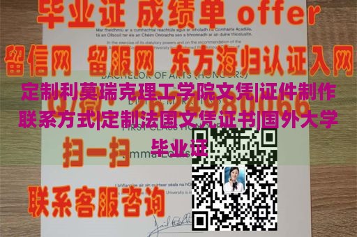 定制利莫瑞克理工学院文凭|证件制作联系方式|定制法国文凭证书|国外大学毕业证