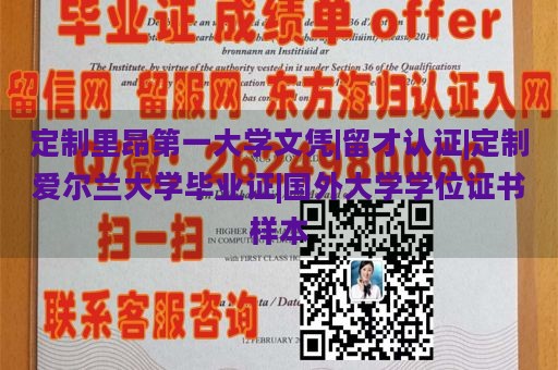 定制里昂第一大学文凭|留才认证|定制爱尔兰大学毕业证|国外大学学位证书样本